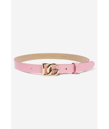 Dolce & Gabbana Girls Leather Logo Buckle Belt de l' environnement