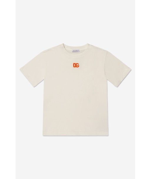 Dolce & Gabbana Boys Cotton Jersey Logo T-Shirt l'achat 