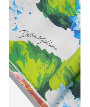 Dolce & Gabbana Girls Cotton Hydrangea And Violet Dress sur le site 