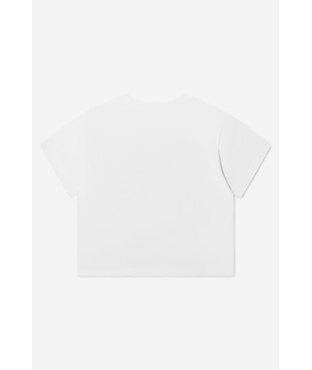 Dolce & Gabbana Girls Cotton Jersey Logo T-Shirt solde