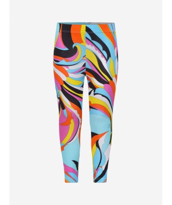 Pucci Girls Leggings - Patterned Cotton Leggings outlet