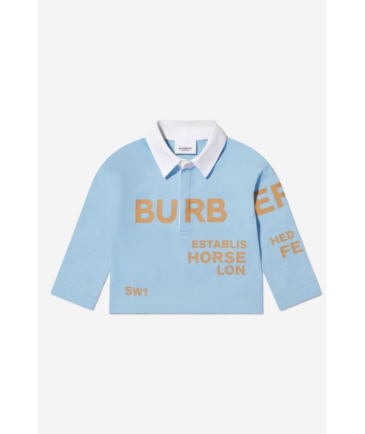 Burberry Baby Boys Cotton Logo Print Polo Shirt acheter en ligne