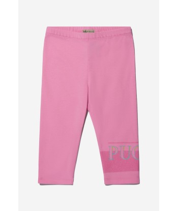 Pucci Baby Girls Cotton Logo Leggings Venez acheter