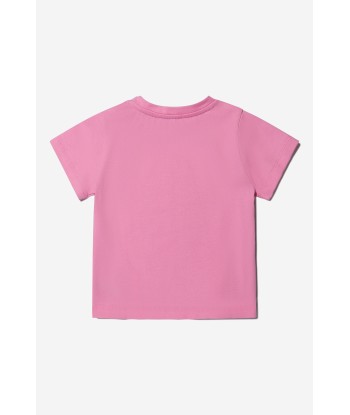 Pucci Baby Girls Cotton Logo T-Shirt Par le système avancé 