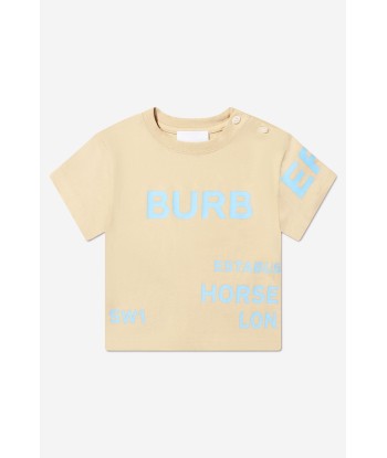 Burberry Baby Boys Cotton Logo Print T-Shirt français