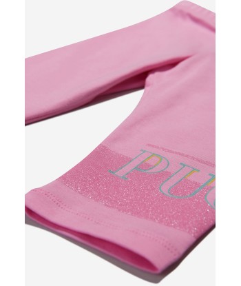 Pucci Baby Girls Cotton Logo Leggings Venez acheter