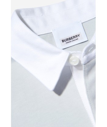 Burberry Boys Cotton Logo Print Polo Shirt Economisez 