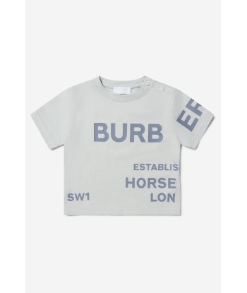 Burberry Baby Boys Cotton Logo Print T-Shirt en linge