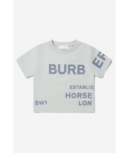 Burberry Baby Boys Cotton Logo Print T-Shirt en linge