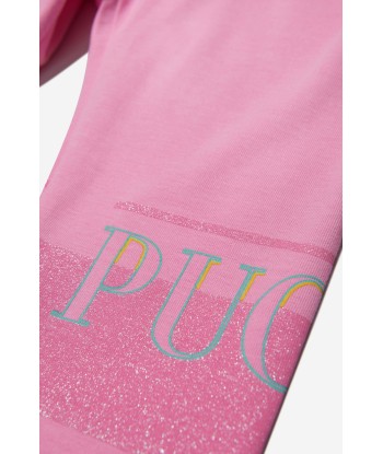 Pucci Baby Girls Cotton Logo Leggings Venez acheter