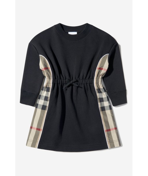 Burberry Girls Cotton Check Trim Dress hantent personnes