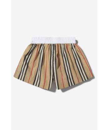 Burberry Baby Girls Cotton Check Shorts Paris Déstockage Promo