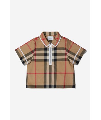 Burberry Girls Cotton Check Woven Top Vous souhaitez 