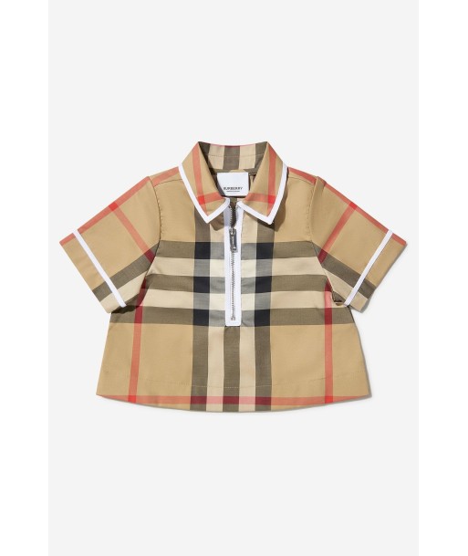 Burberry Baby Girls Cotton Check Woven Top Jusqu'à 80% De Réduction