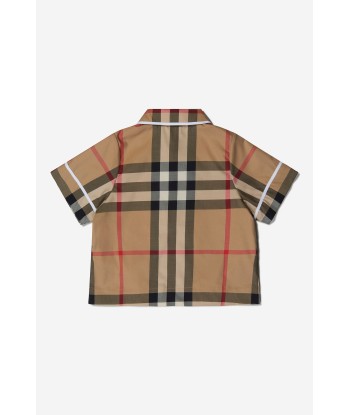 Burberry Girls Cotton Check Woven Top Vous souhaitez 