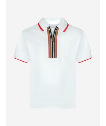 Burberry Boys Cotton Branded Polo Shirt livraison et retour toujours gratuits