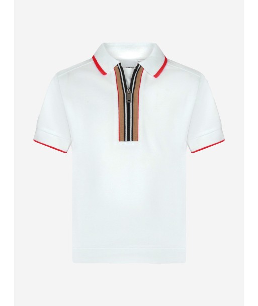 Burberry Boys Cotton Branded Polo Shirt livraison et retour toujours gratuits