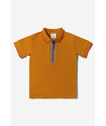 Burberry Boys Cotton Branded Polo Shirt meilleur choix