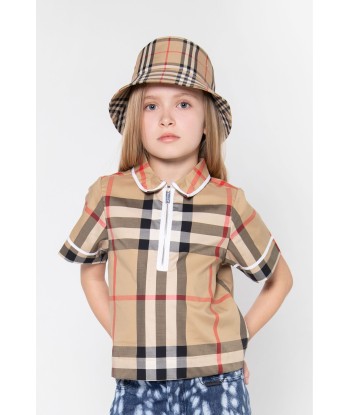 Burberry Girls Cotton Check Woven Top Vous souhaitez 