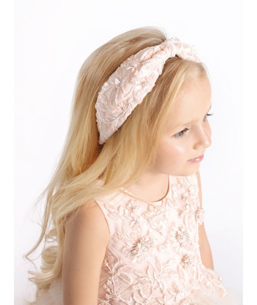 Maison Ava Girls Coralie Headband in Pink prix pour 