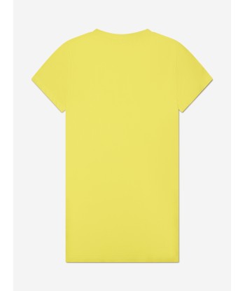 MARC JACOBS Girls Crocheted Pocket Dress in Yellow Faites des économies