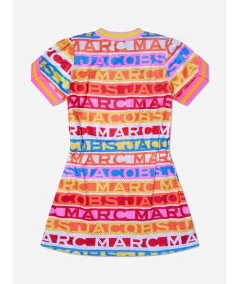 MARC JACOBS Girls Striped Logo Dress in Multicolour Par le système avancé 