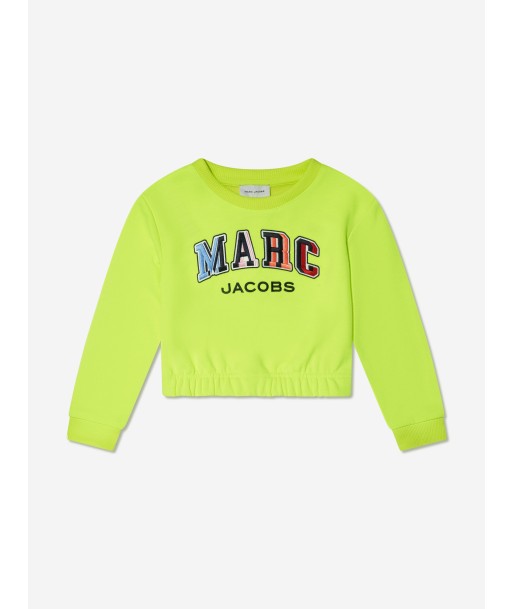 MARC JACOBS Girls Logo Sweatshirt on Yellow acheter