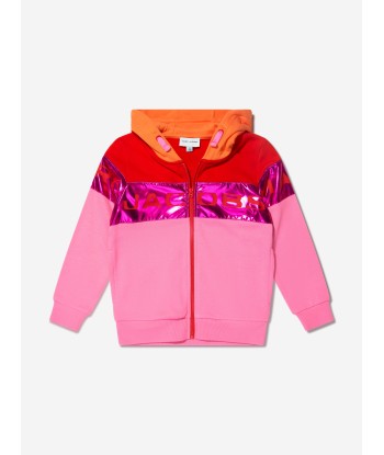 MARC JACOBS Girls Logo Zip Up Top in Pink l'achat 