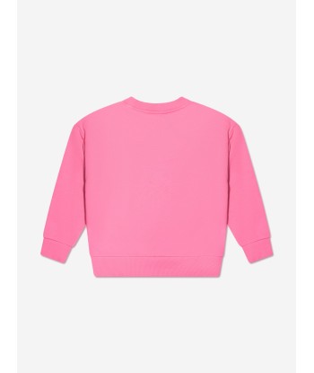 MARC JACOBS Girls Embroidered Logo Sweatshirt in Pink Voir les baskets