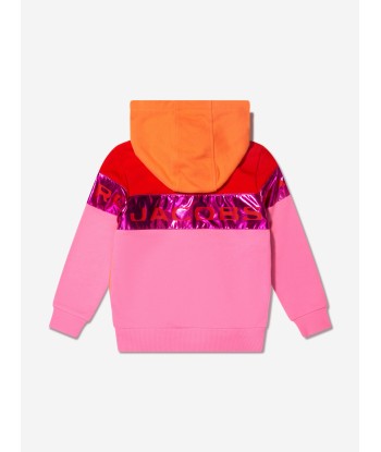 MARC JACOBS Girls Logo Zip Up Top in Pink l'achat 