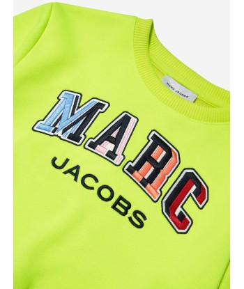 MARC JACOBS Girls Logo Sweatshirt on Yellow acheter