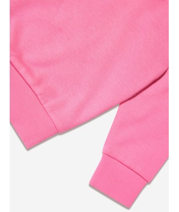 MARC JACOBS Girls Embroidered Logo Sweatshirt in Pink Voir les baskets