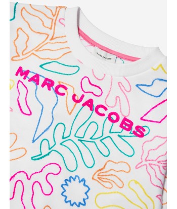 MARC JACOBS Girls Embroidered Sweatshirt in White france