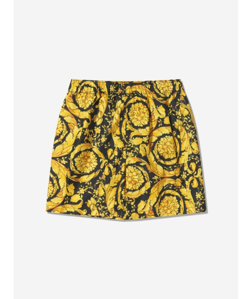 Versace Boys Barocco Print Swim Shorts de pas cher