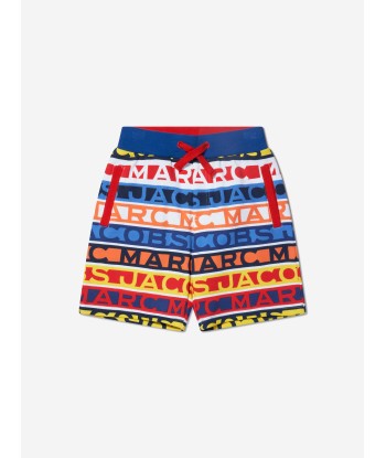 MARC JACOBS Boys Striped Logo Shorts in Blue sélection de produits