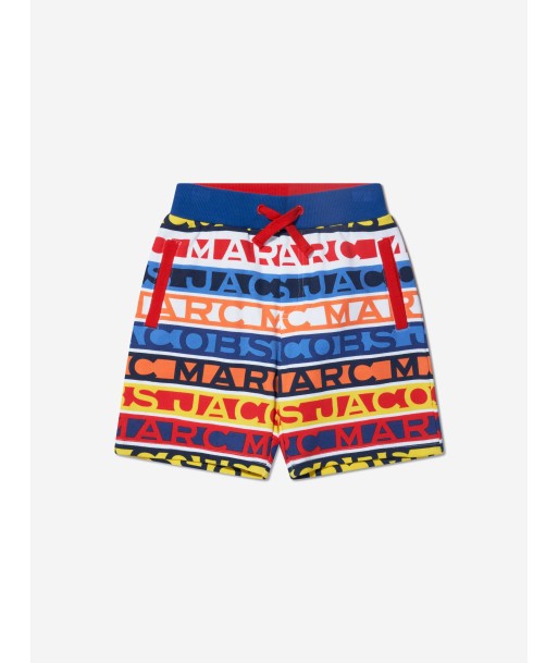 MARC JACOBS Boys Striped Logo Shorts in Blue sélection de produits