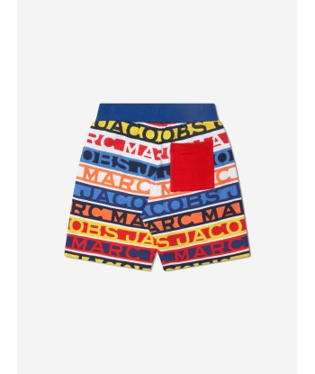 MARC JACOBS Boys Striped Logo Shorts in Blue sélection de produits