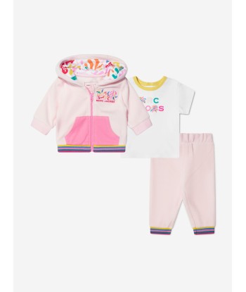 MARC JACOBS Baby Girls 3 Piece Tracksuit Set in Pink Les êtres humains sont 