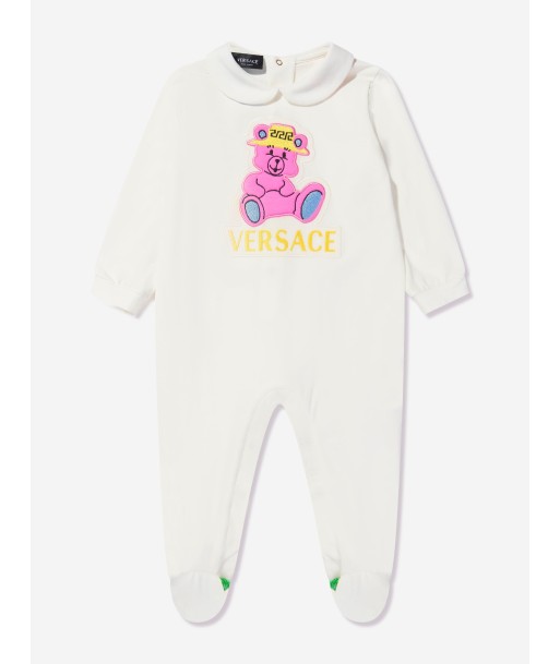 Versace Baby Girls Bear Babygrow la colonne vertébrale