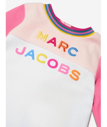 MARC JACOBS Baby Girls Embroidered Logo Babygrow in Pink 2 - 3 jours ouvrés.