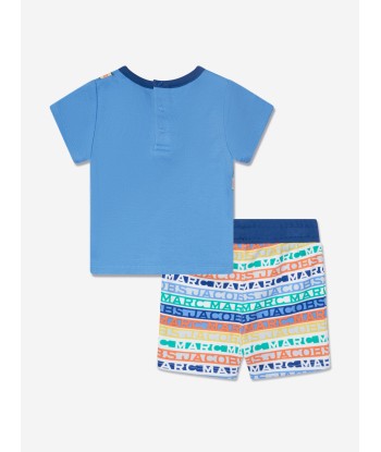 MARC JACOBS Baby Boys T-Shirt And Shorts Set in Blue Voir les baskets