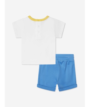 MARC JACOBS Baby Boys T-Shirt And Shorts Set in White ouvre sa boutique