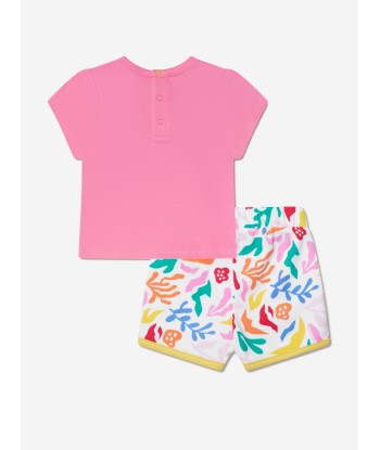 MARC JACOBS Baby Girls T-Shirt And Shorts Set in Pink de technologie