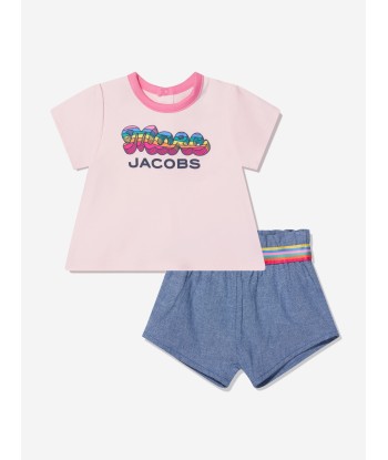 MARC JACOBS Baby Girls T-Shirt And Shorts Set in Pink rembourrage situé sous