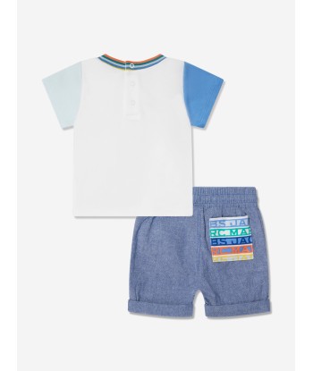 MARC JACOBS Baby Boys T-Shirt And Shorts Set in White de France