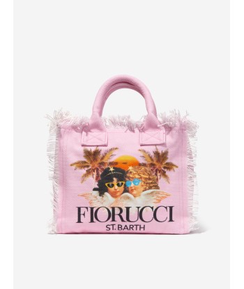 MC2 Saint Barth Girls Fiorucci Canvas Bag in Pink pas cher chine