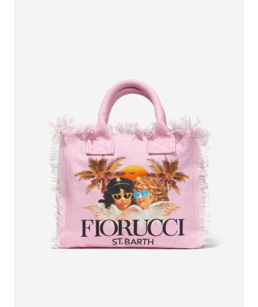 MC2 Saint Barth Girls Fiorucci Canvas Bag in Pink pas cher chine