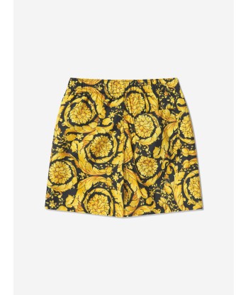 Versace Boys Barocco Print Swim Shorts de pas cher