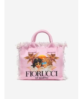 MC2 Saint Barth Girls Fiorucci Canvas Bag in Pink pas cher chine