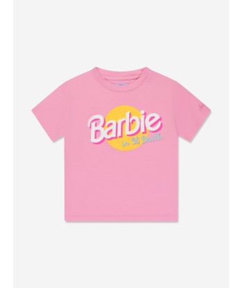 MC2 Saint Barth Girls Barbie T-Shirt in Pink Voir les baskets